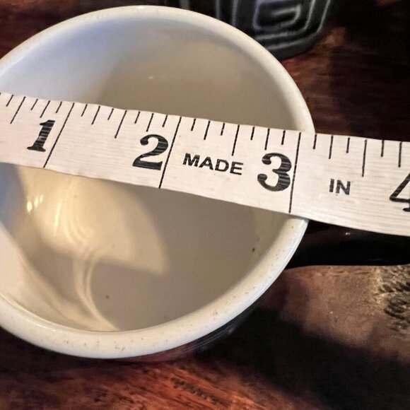 Mikasa Potters Craft Firesong Ceramic Mugs Set Of 4 Japan Microwave Dishwasher S - Picture 7 of 8